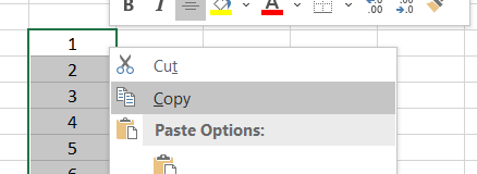 How to Copy and Paste Multiple Cells in Excel